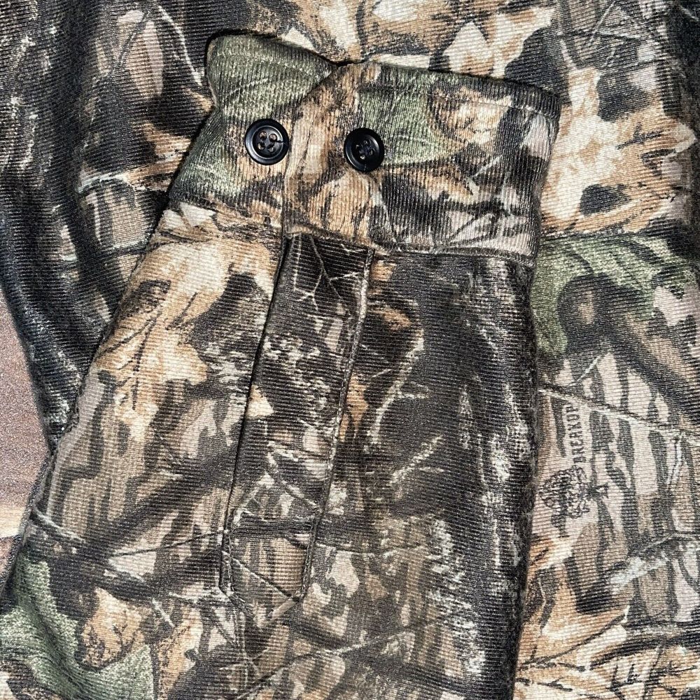 Vintage Cabelas Breakup Camo Hunting Button Shirt… - image 4